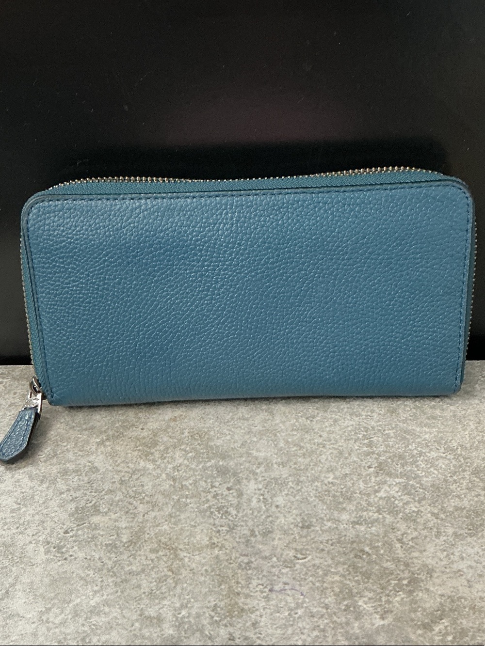 Coach Floral Willow Applique Zip-Around Wallet - Picture 5 of 9